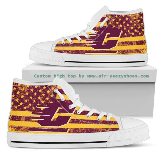 NCAA Central Michigan Chippewas High Top Shoes