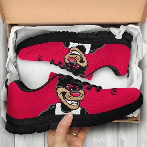 NCAA Cincinnati Bearcats Breathable Running Shoes