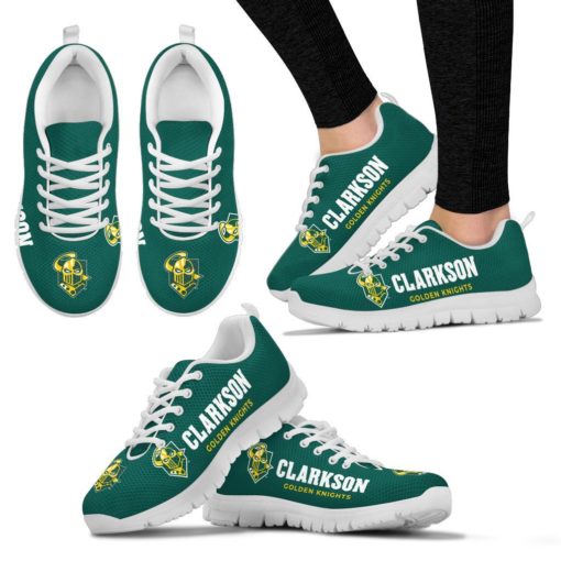 NCAA Clarkson Golden Knights Breathable Running Shoes