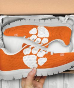 NCAA Clemson Tigers Breathable Running Shoes - Sneakers
