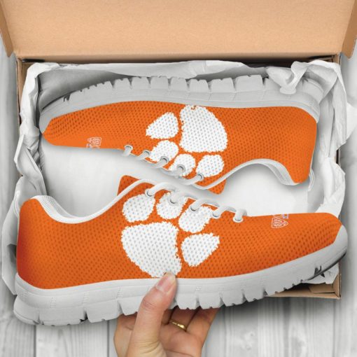 NCAA Clemson Tigers Breathable Running Shoes - Sneakers