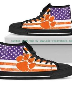 NCAA Clemson Tigers High Top Shoes