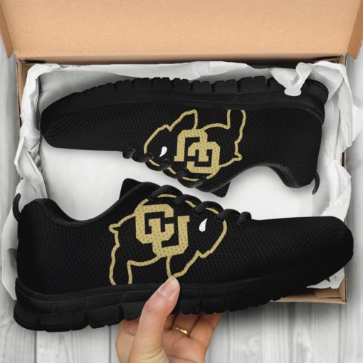 NCAA Colorado Buffaloes Breathable Running Shoes - Sneakers