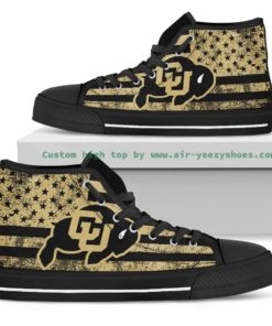NCAA Colorado Buffaloes Canvas High Top Shoes