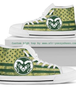 NCAA Colorado State Rams Canvas High Top Shoes