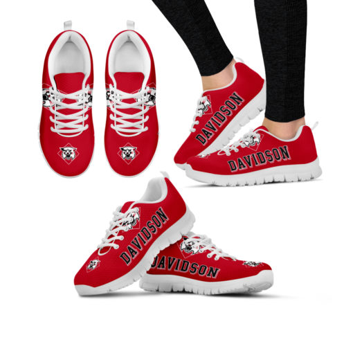 NCAA Davidson Wildcats Breathable Running Shoes