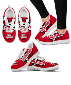 NCAA Denison University Big Red Breathable Running Shoes