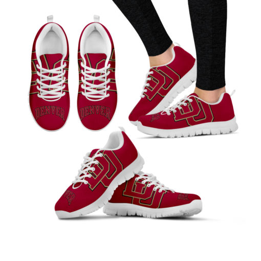 NCAA Denver Pioneers Breathable Running Shoes
