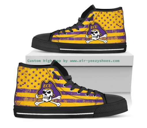 NCAA ECU Pirates High Top Shoes