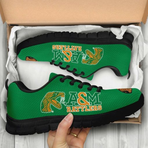 NCAA Florida A&ampampM Rattlers Breathable Running Shoes
