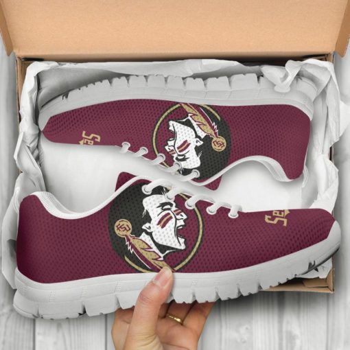 NCAA Florida State Seminoles Breathable Running Shoes - Sneakers