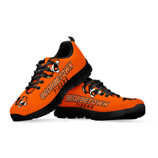 NCAA Georgetown College Tigers Breathable Running Shoes
