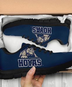 NCAA Georgetown Hoyas Breathable Running Shoes - Sneakers