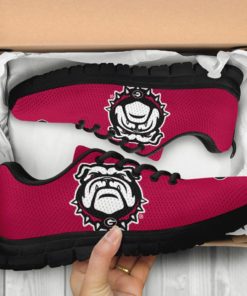 NCAA Georgia Bulldogs Breathable Running Shoes