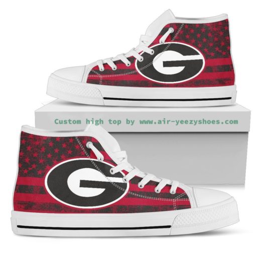 NCAA Georgia Bulldogs High Top Shoes