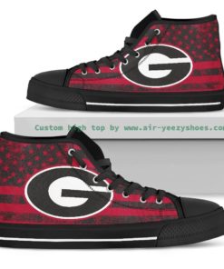 NCAA Georgia Bulldogs High Top Shoes