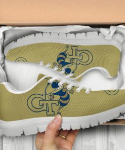 NCAA Georgia Tech Yellow Jackets Breathable Running Shoes