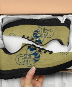 NCAA Georgia Tech Yellow Jackets Breathable Running Shoes