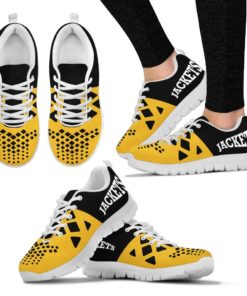 NCAA Georgia Tech Yellow Jackets Breathable Running Shoes - Sneakers AYZSNK214
