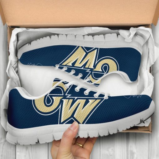 NCAA GW Colonials Breathable Running Shoes - Sneakers
