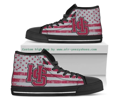 NCAA Hampden-Sydney College Tigers High Top Shoes