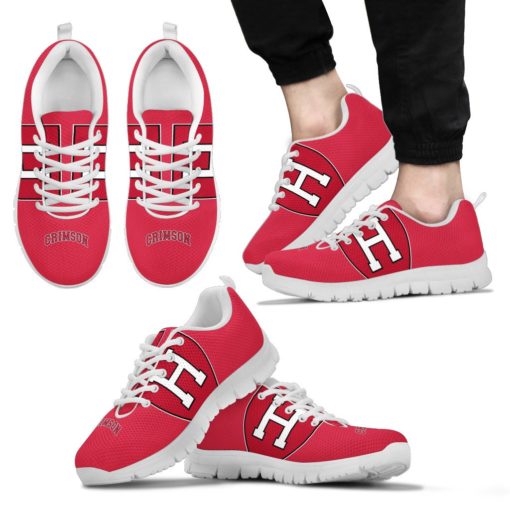 NCAA Harvard Crimson Breathable Running Shoes