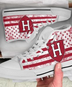 NCAA Harvard Crimson High Top Shoes