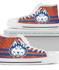 NCAA Houston Baptist Huskies High Top Shoes