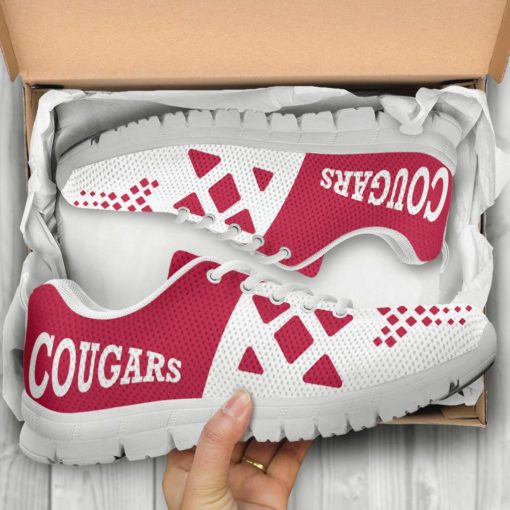 NCAA Houston Cougars Breathable Running Shoes AYZSNK217