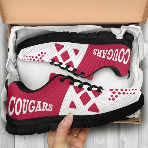 NCAA Houston Cougars Breathable Running Shoes AYZSNK217
