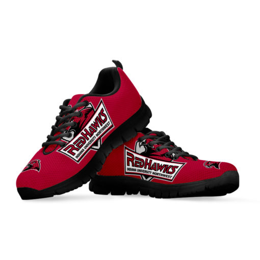 NCAA Indiana University Northwest Red Hawks Breathable Running Shoes