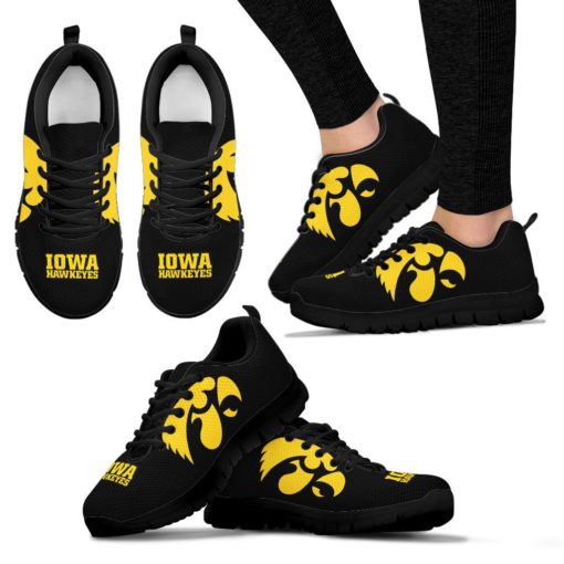 NCAA Iowa Hawkeyes Breathable Running Shoes - Sneakers