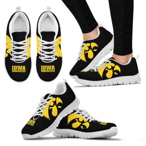 NCAA Iowa Hawkeyes Breathable Running Shoes - Sneakers