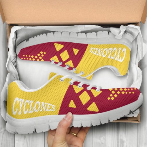 NCAA Iowa State Cyclones Breathable Running Shoes AYZSNK214