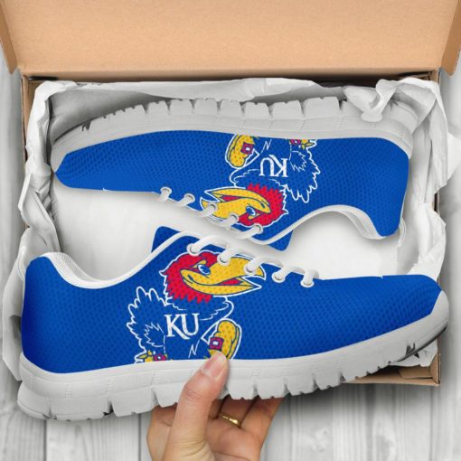 NCAA Kansas Jayhawks Breathable Running Shoes – Sneakers