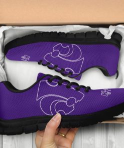 NCAA Kansas State Wildcats Breathable Running Shoes