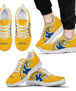 NCAA Kent State Golden Flashes Breathable Running Shoes - Sneakers