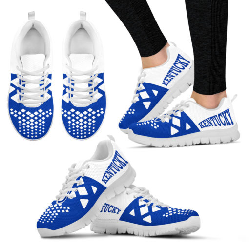 NCAA Kentucky Wildcats Breathable Running Shoes - Sneakers AYZSNK214