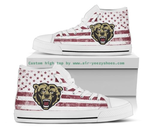 NCAA Kutztown Golden Bears Canvas High Top Shoes