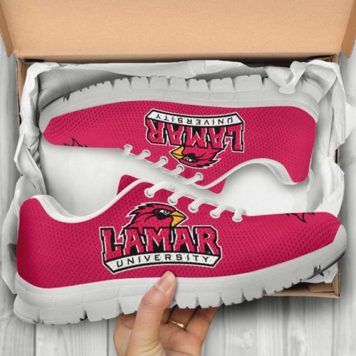NCAA Lamar Cardinals Breathable Running Shoes - Sneakers