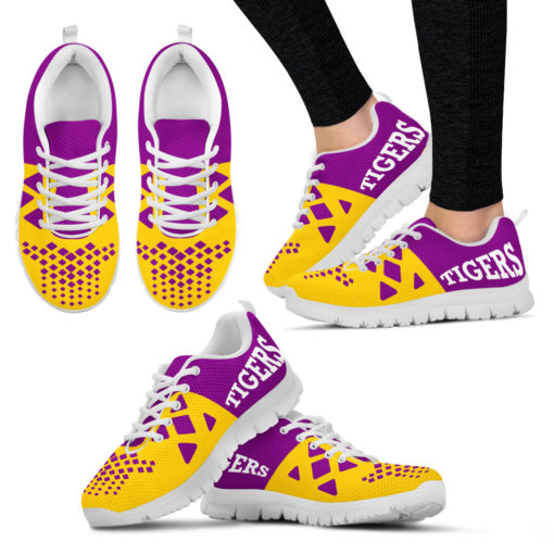 NCAA LSU Tigers Breathable Running Shoes AYZSNK214