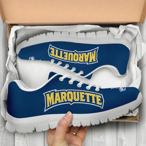 NCAA Marquette Golden Eagles Breathable Running Shoes