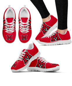 NCAA Miami University RedHawks Breathable Running Shoes