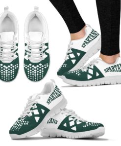 NCAA Michigan State Spartans Breathable Running Shoes AYZSNK217