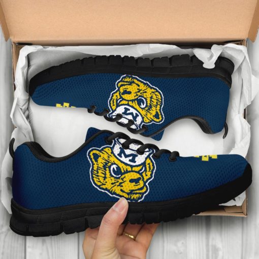 NCAA Michigan Wolverines Breathable Running Shoes