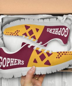 NCAA Minnesota Golden Gophers Breathable Running Shoes - Sneakers AYZSNK214