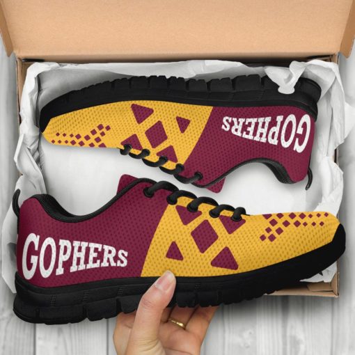 NCAA Minnesota Golden Gophers Breathable Running Shoes – Sneakers AYZSNK214