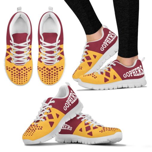 NCAA Minnesota Golden Gophers Breathable Running Shoes – Sneakers AYZSNK214