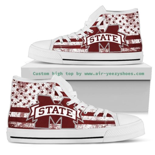 NCAA Mississippi State Bulldogs High Top Shoes
