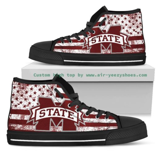 NCAA Mississippi State Bulldogs High Top Shoes